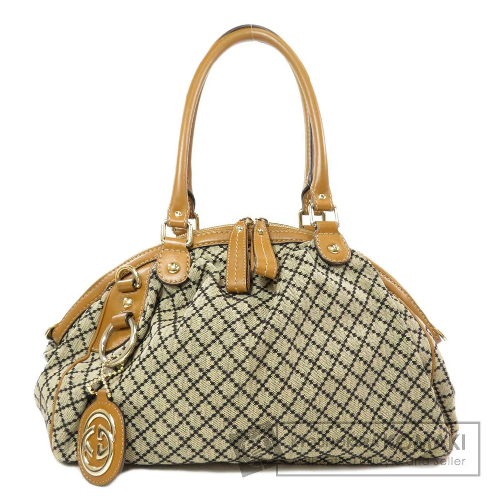 Gucci Sukey Bag Tote Canvas Leather